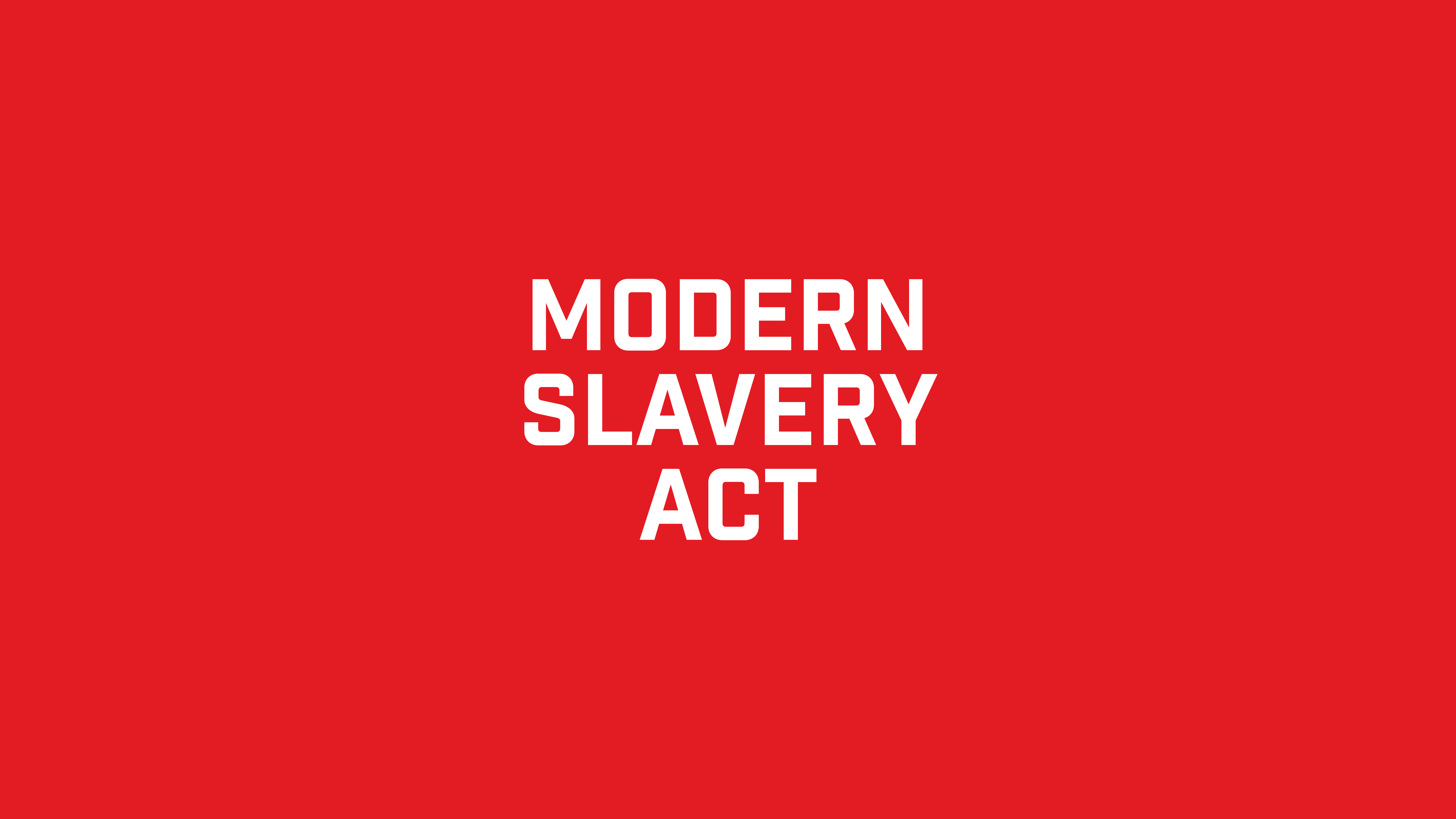 Modern Slavery Act — illustrative image for the following content